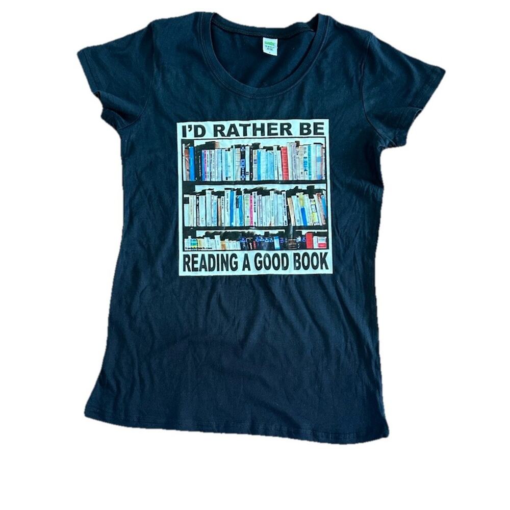 Cafe Press Book Lover Women's Tshirt-Size L